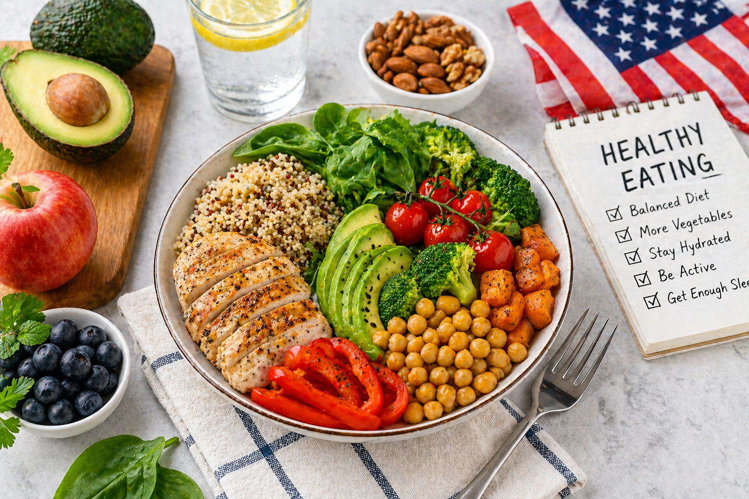 healthy eating habits in the United States