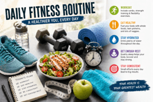 daily fitness routine in the United States