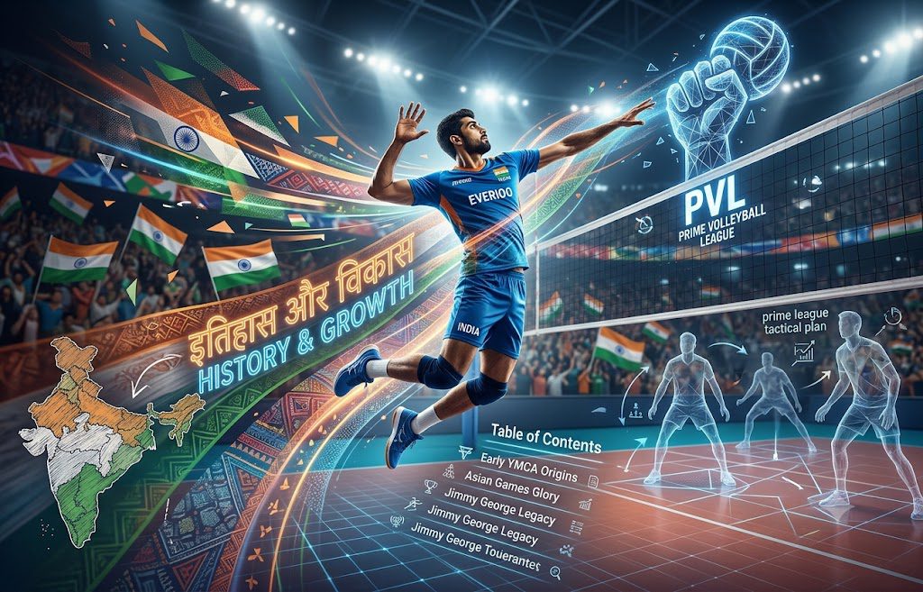 Indian volleyball history and growth