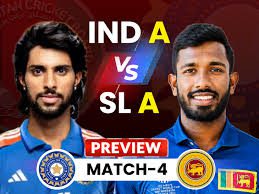 India A vs Sri Lanka A Live Score